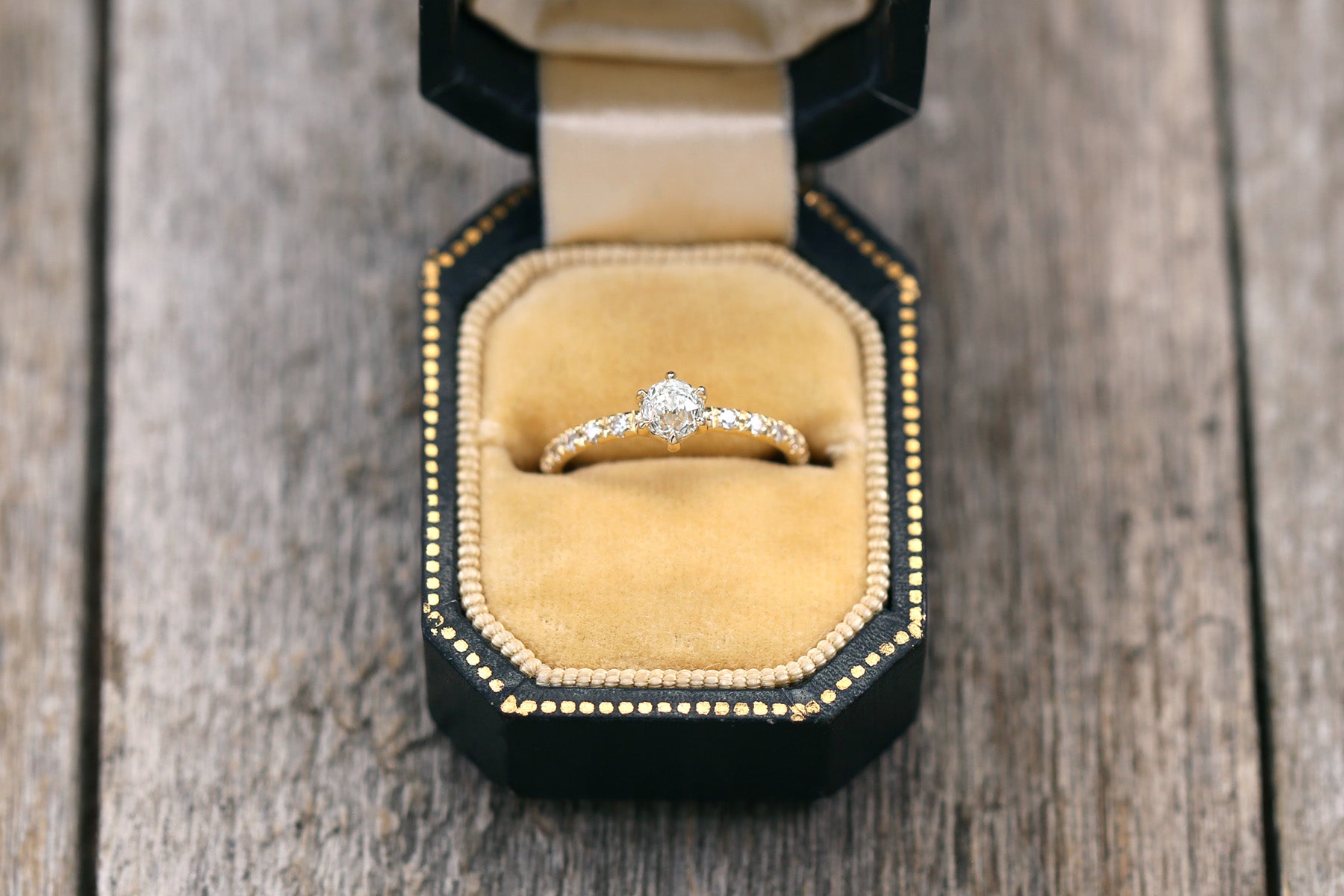 Lustrous Antique Diamond Rosalie Ring - S. Kind & Co