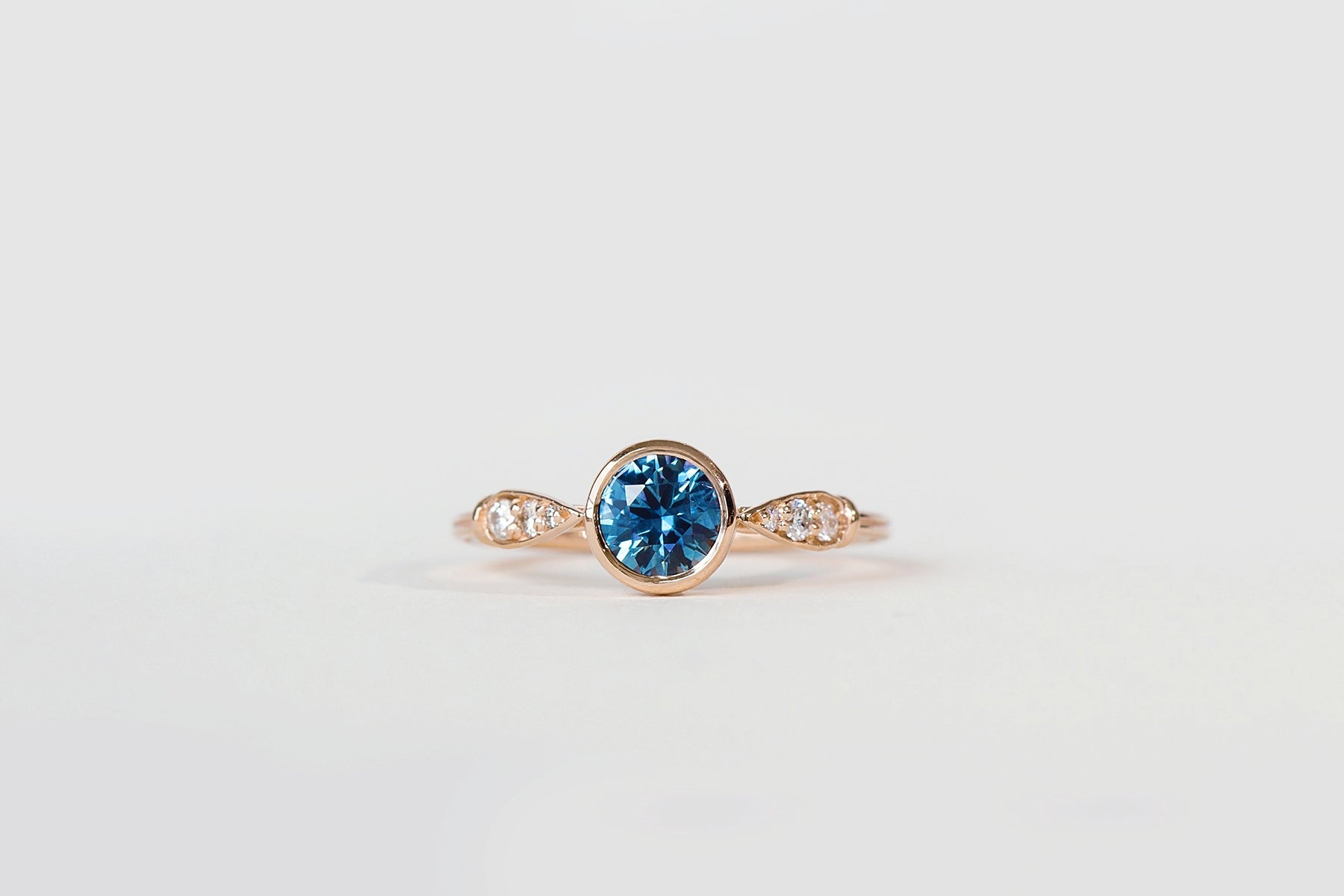 Montana Sapphire Vintage Swirling Olivia Ring - S. Kind & Co
