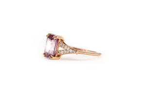 Spinel Rose Gold Deco Olana Ring - S. Kind & Co