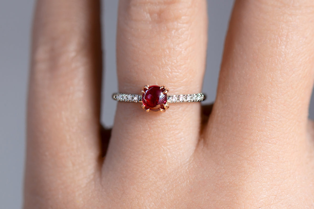 Untreated ruby ring online