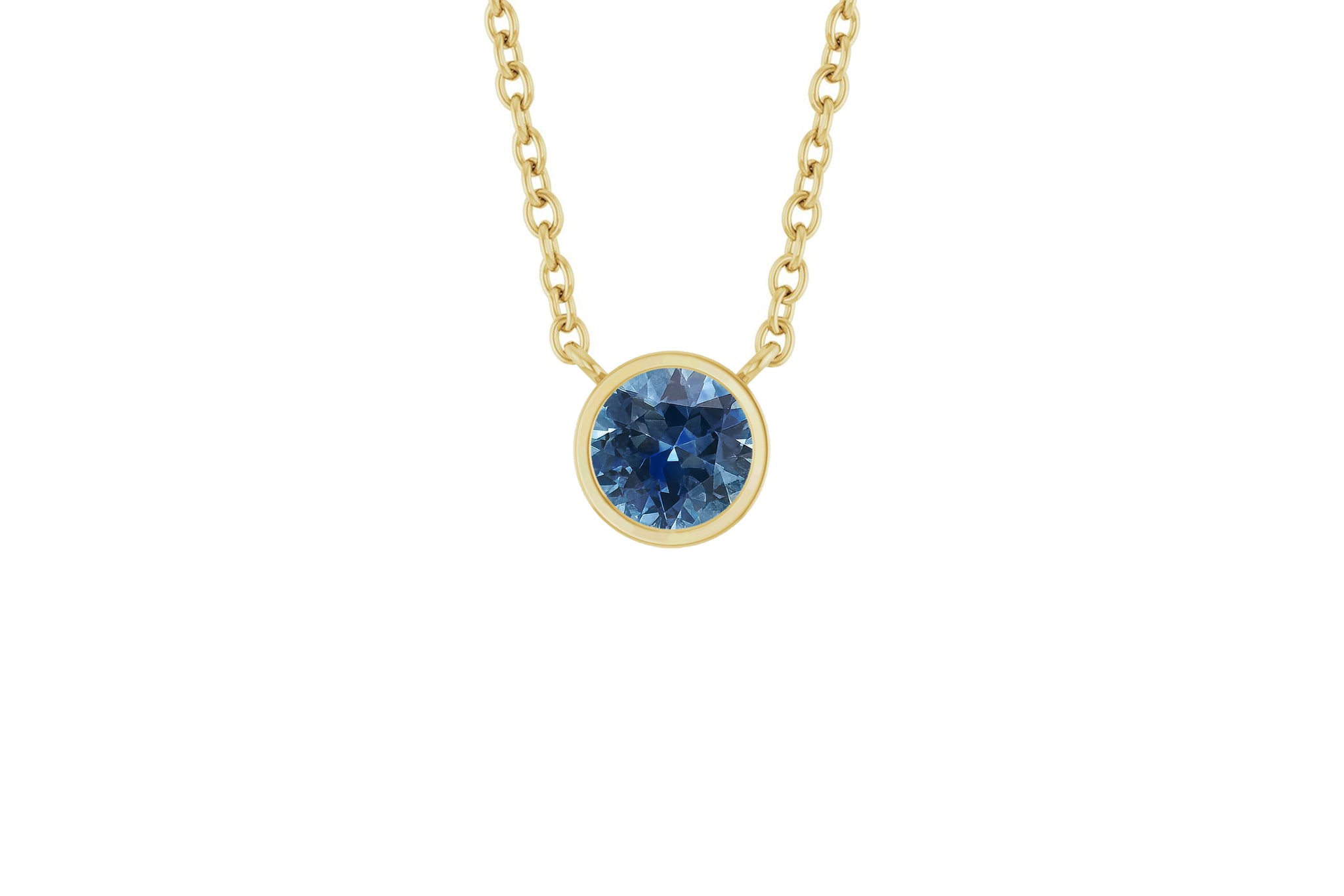 Blue Montana Sapphire Necklaces