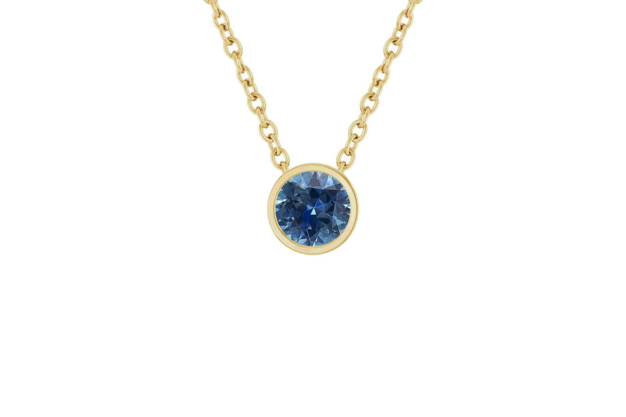 Blue Montana Sapphire Necklaces