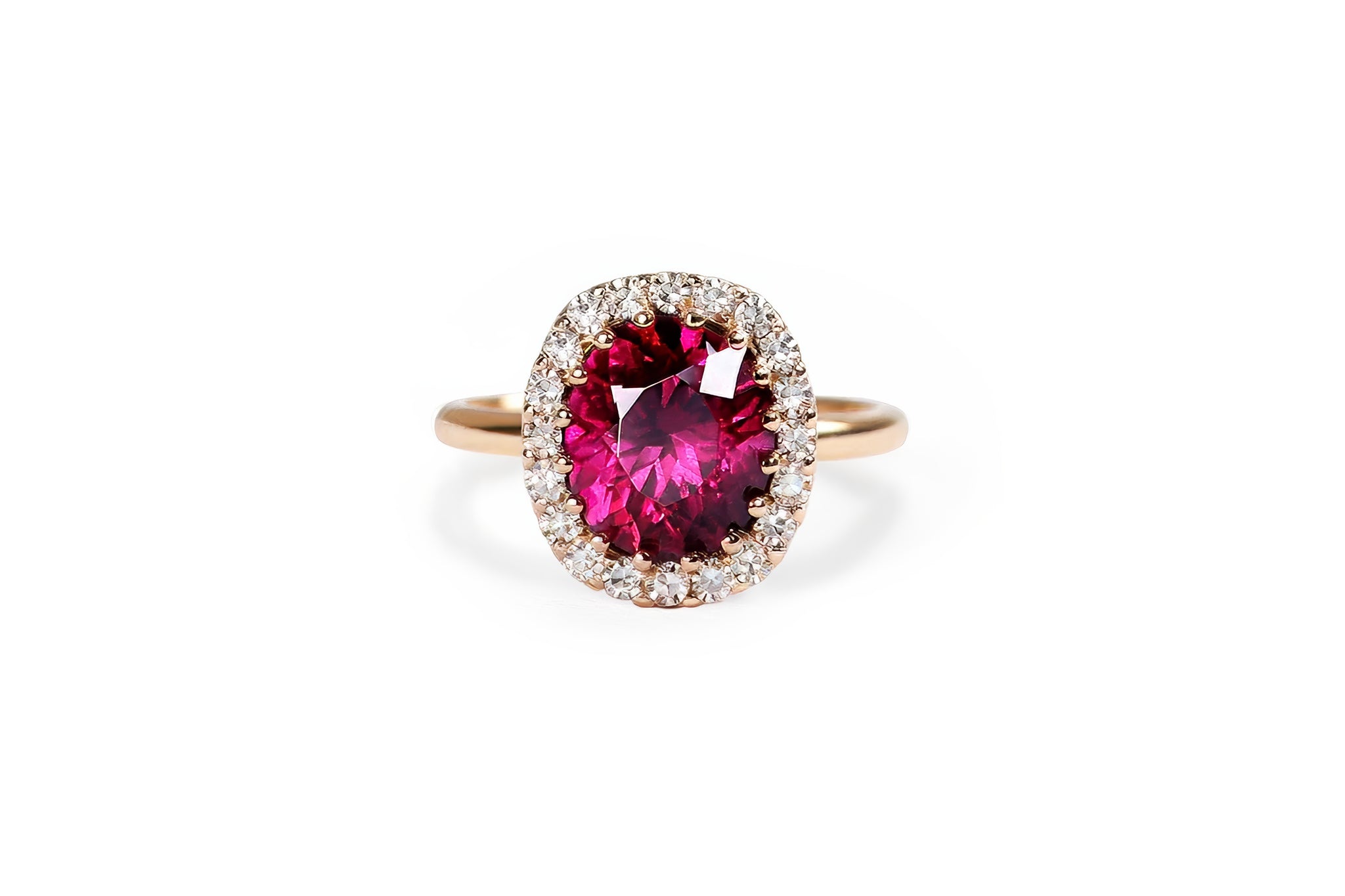 Master Cut Umbalite and Ruby Ring
