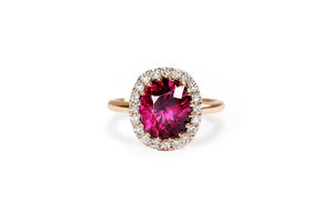 Master Cut Umbalite and Ruby Ring