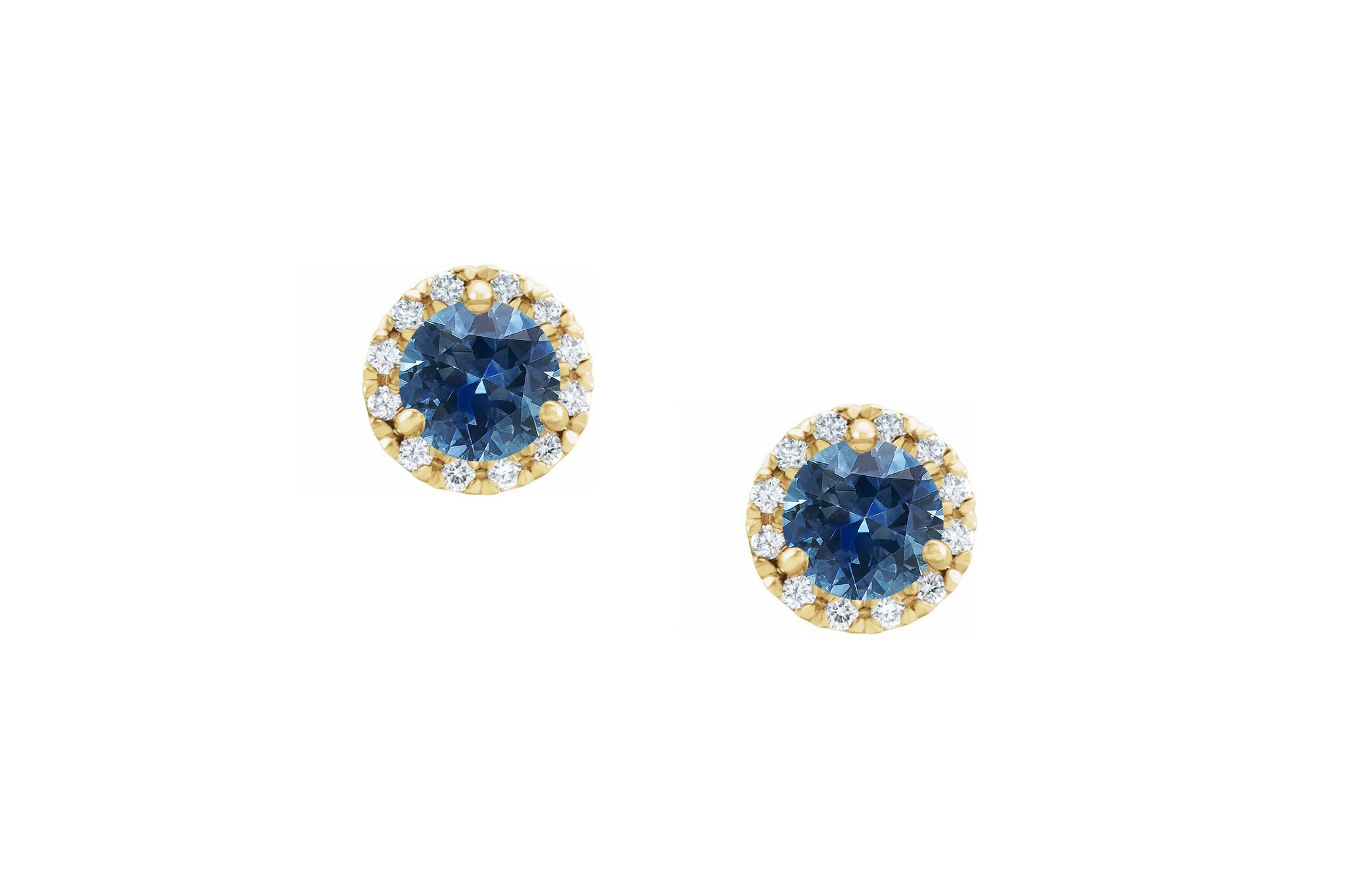 Blue Montana Sapphire Earrings