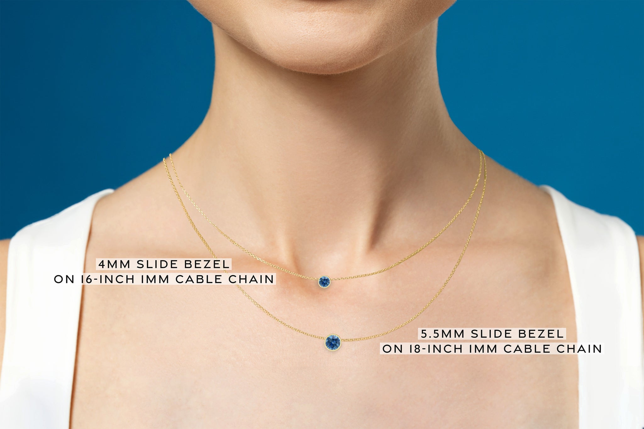 Blue Montana Sapphire Necklaces