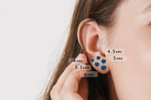 Blue Montana Sapphire Earrings