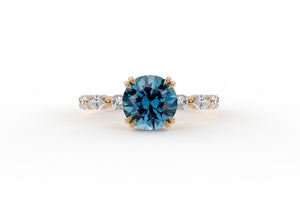 Montana Sapphire and Diamond Persephone Ring - S. Kind & Co