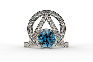 Montana Sapphire & Diamond Aurelia Ring - S. Kind & Co