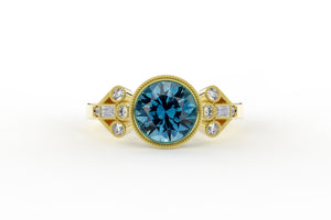 Montana Sapphire Bezel Vivienne Ring - S. Kind & Co