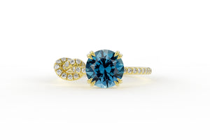 Montana Sapphire & Diamond Knot Ring - S. Kind & Co