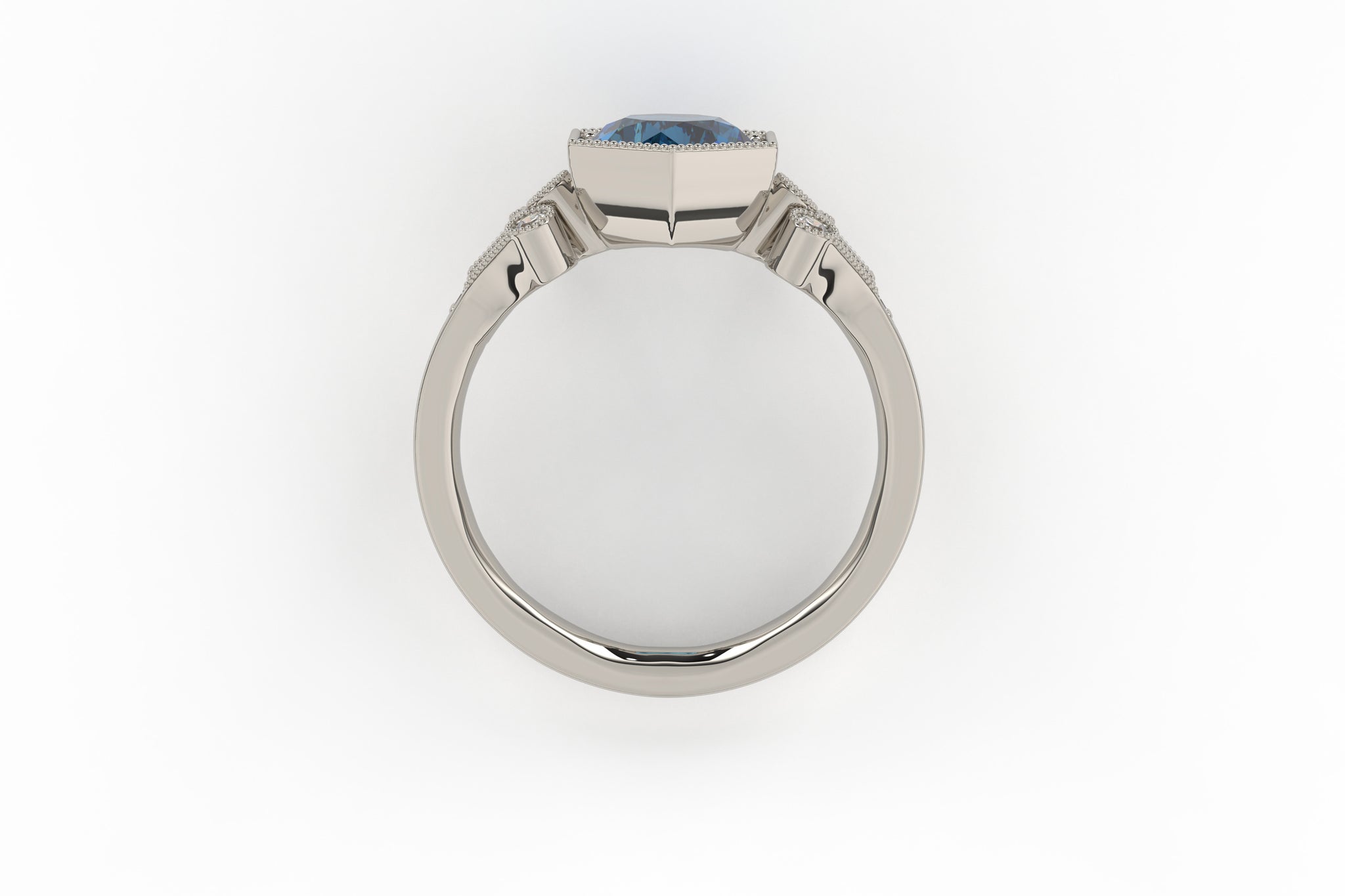 Montana Sapphire Hexagon Vivienne Ring - S. Kind & Co