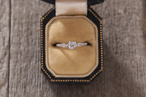 Glowing Old European Cut Antique Diamond Ring - S. Kind & Co