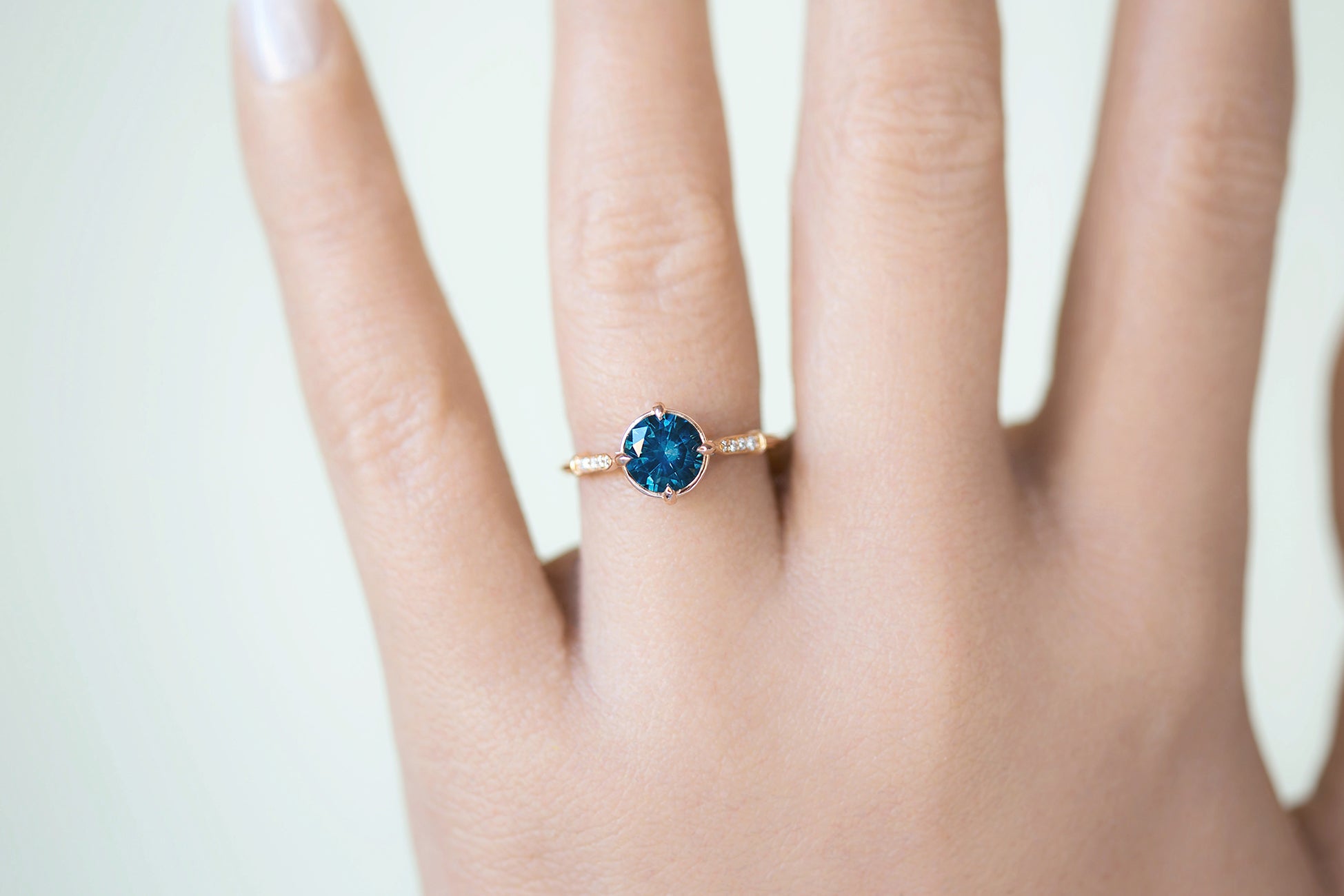 Natural Montana Sapphire Dovima Ring - S. Kind & Co