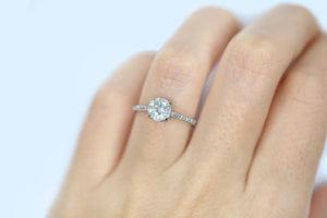 1.03 Carat Fancy Light Grey Diamond Ring - S. Kind & Co