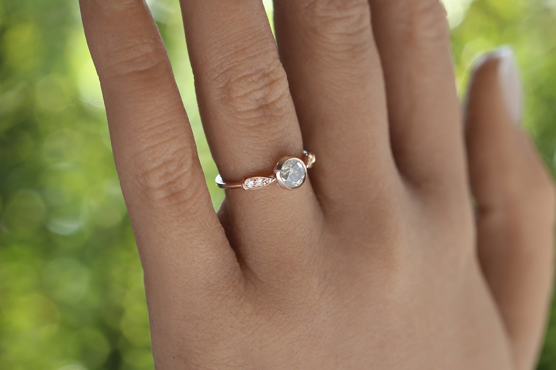 Fancy Grey Diamond Olivia Ring - S. Kind & Co