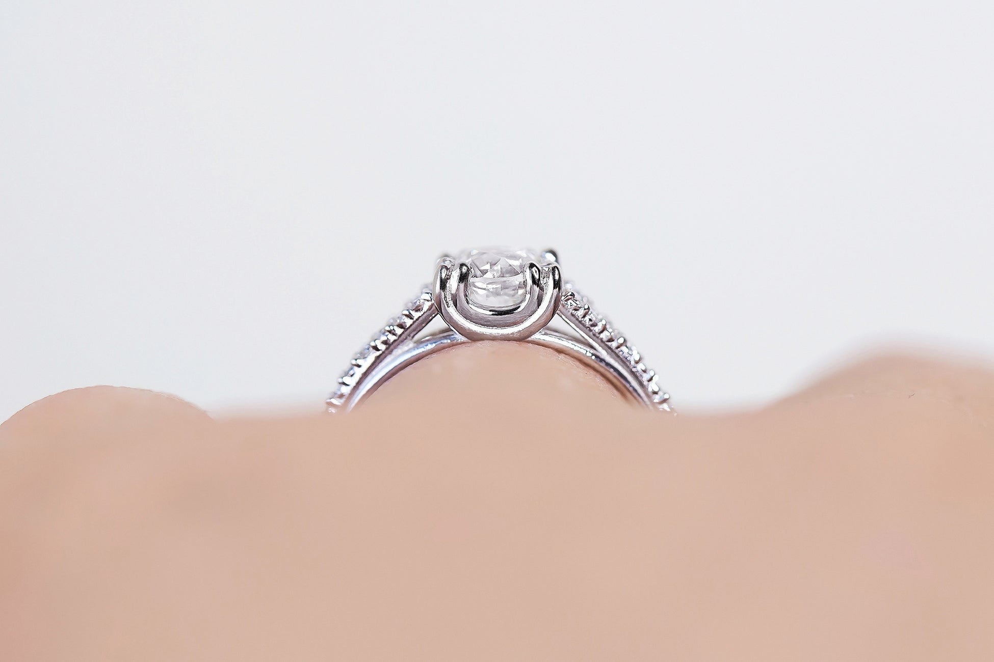 Minimal Antique Old European Cut Diamond Floriana Ring - S. Kind & Co