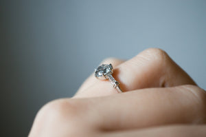 Fancy Grey Diamond Forte Engagement Ring - S. Kind & Co