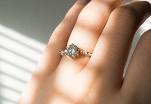 Fancy Grey Diamond Forte Engagement Ring - S. Kind & Co