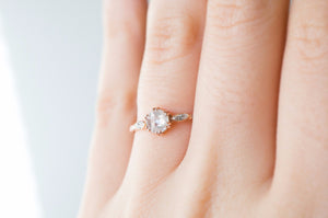 Lucia Rose Cut Diamond Engagement Ring - S. Kind & Co
