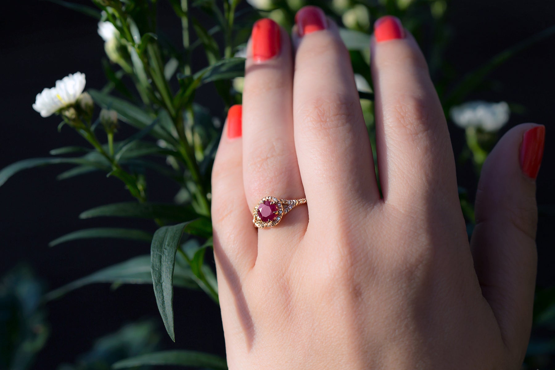 Wyoming All Natural Ruby Castilleja Ring - S. Kind & Co
