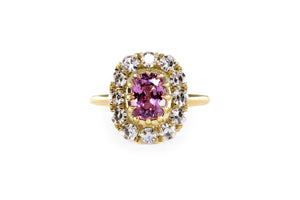Low-Profile and Stackable Untreated Pink Sapphire Ring - S. Kind & Co