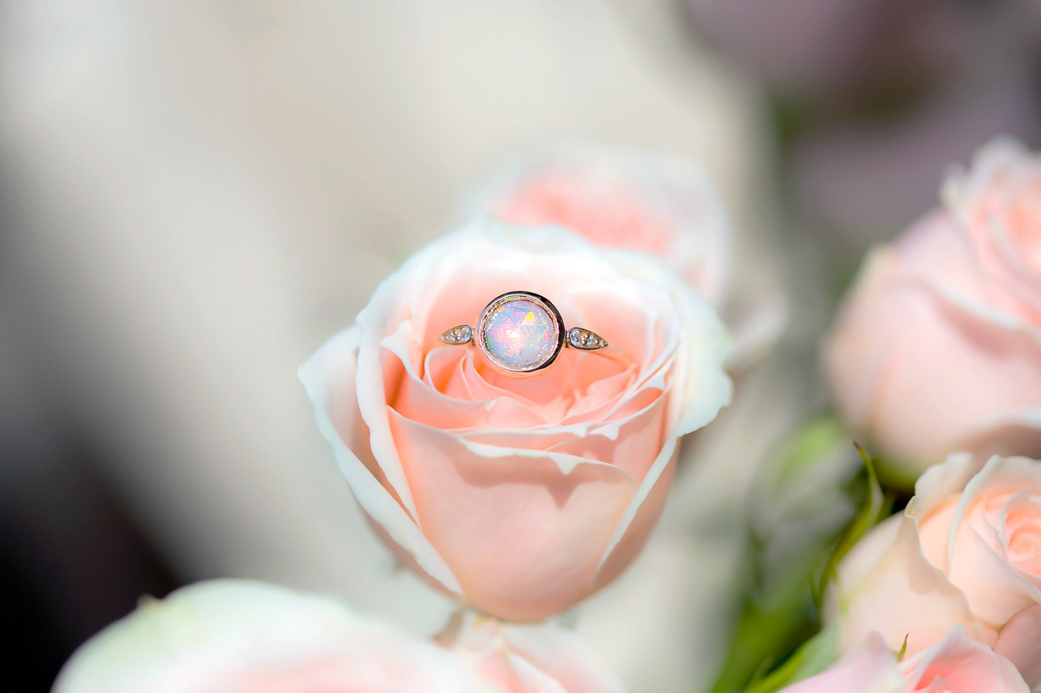 Opal Rose Cut Shiloh Ring - S. Kind & Co