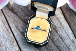 Blue Montana Sapphire Carina Ring - S. Kind & Co