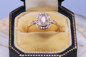Soraya Curved Antique DIamond Frame Ring - S. Kind & Co