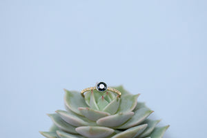 Dainty Maille Sapphire Ring - S. Kind & Co