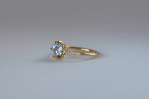 Sparkling Natural Light Blue Sapphire Ida Ring - S. Kind & Co