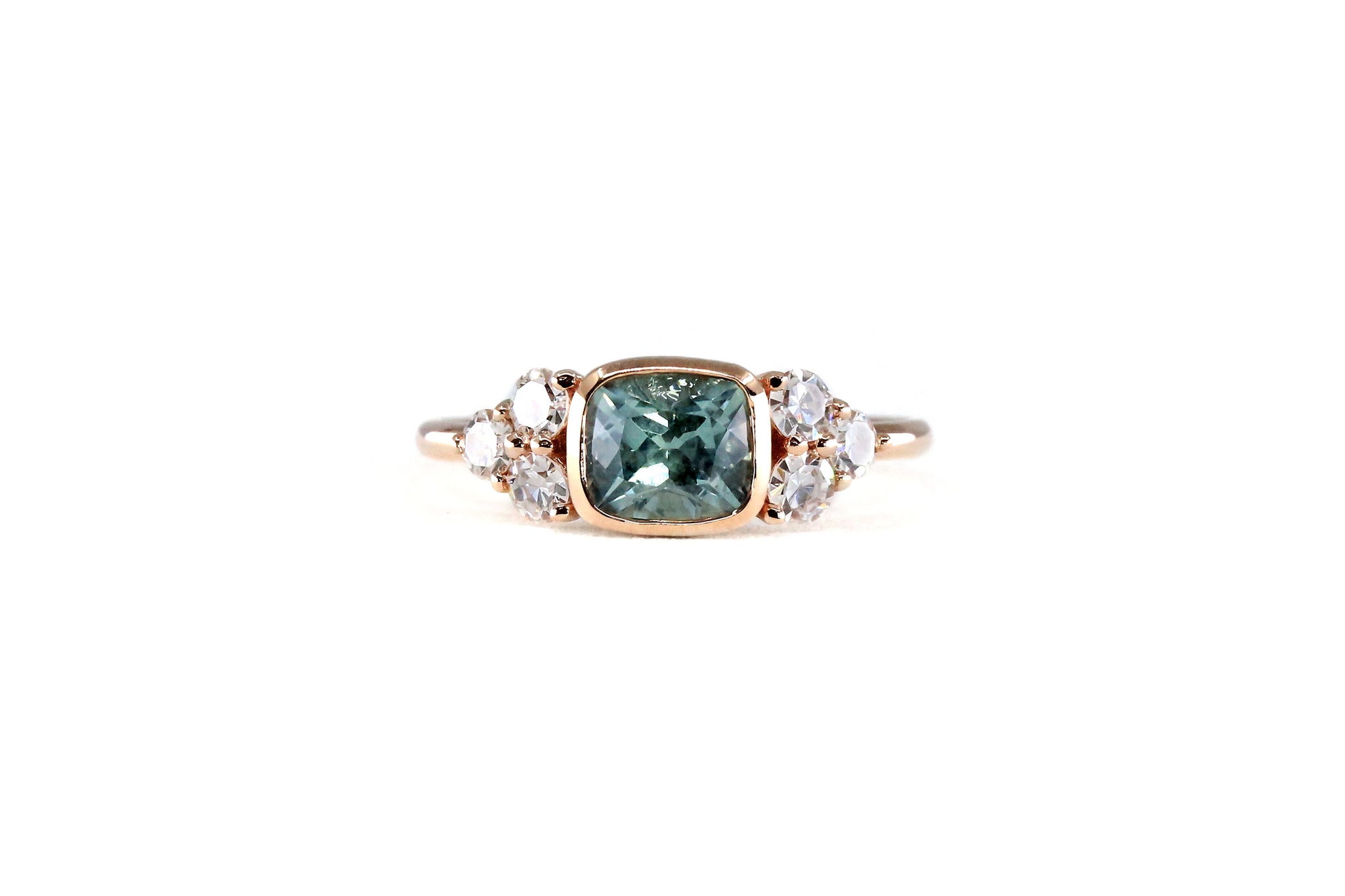 Minty Untreated American Treasure Montana Sapphire Ring - S. Kind & Co