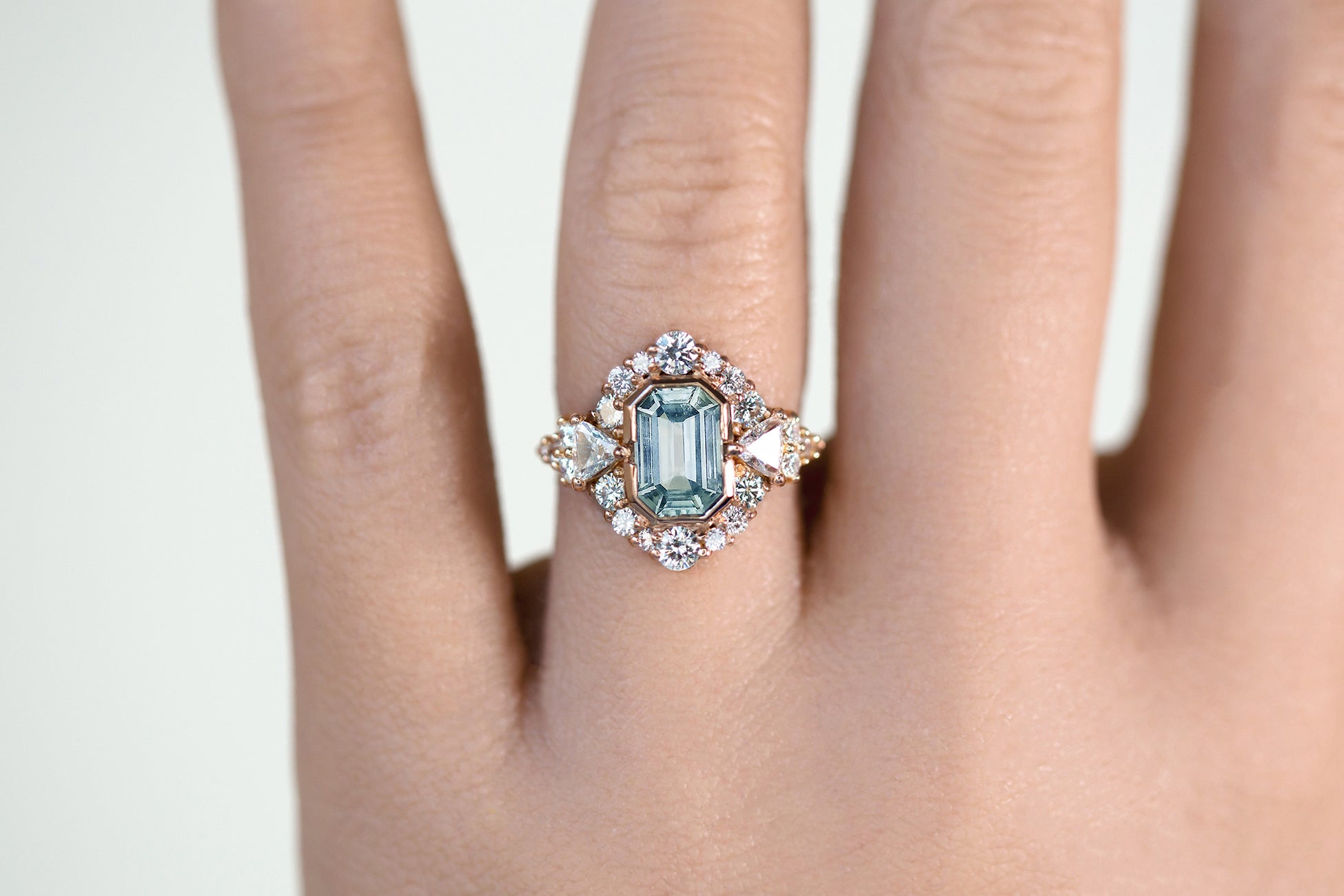 Sky Cathedral Montana Sapphire & Recycled Diamond Ring - S. Kind & Co