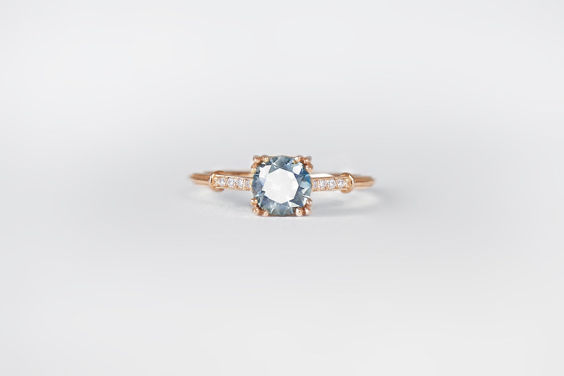 Glowing Unadulterated Natural Montana Sapphire Ring - S. Kind & Co
