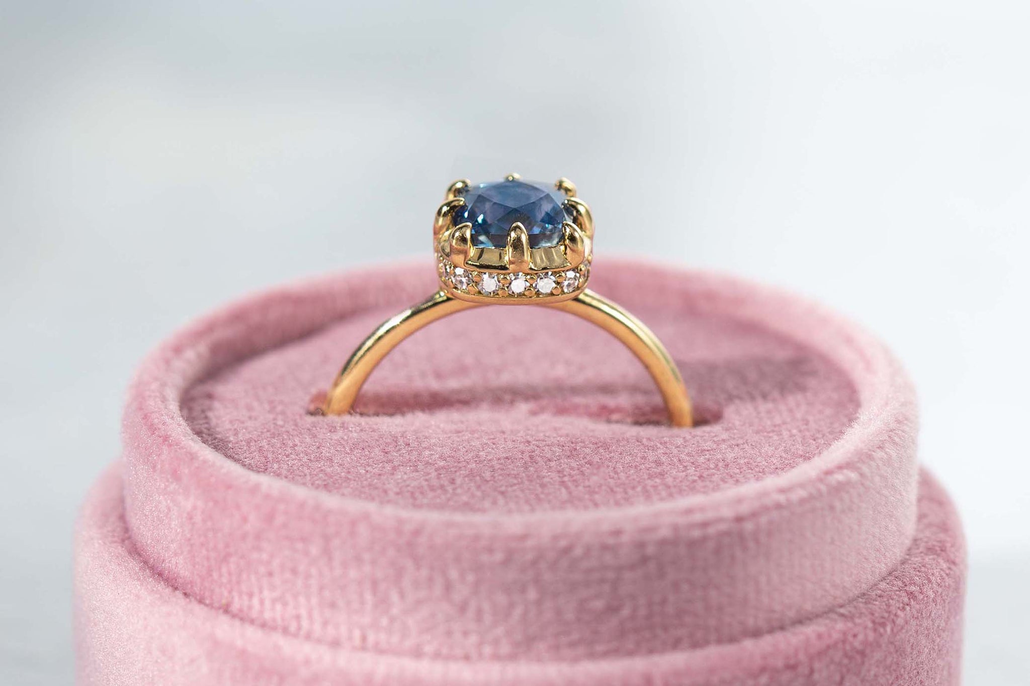 Montana Sapphire Recycled Gold Arabella Ring - S. Kind & Co