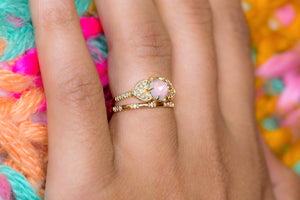 Rose Cut Opal Elyse Ring - S. Kind & Co