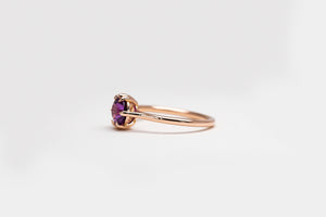 Master Cut Pink & Purple Sapphire Zoe Ring - S. Kind & Co
