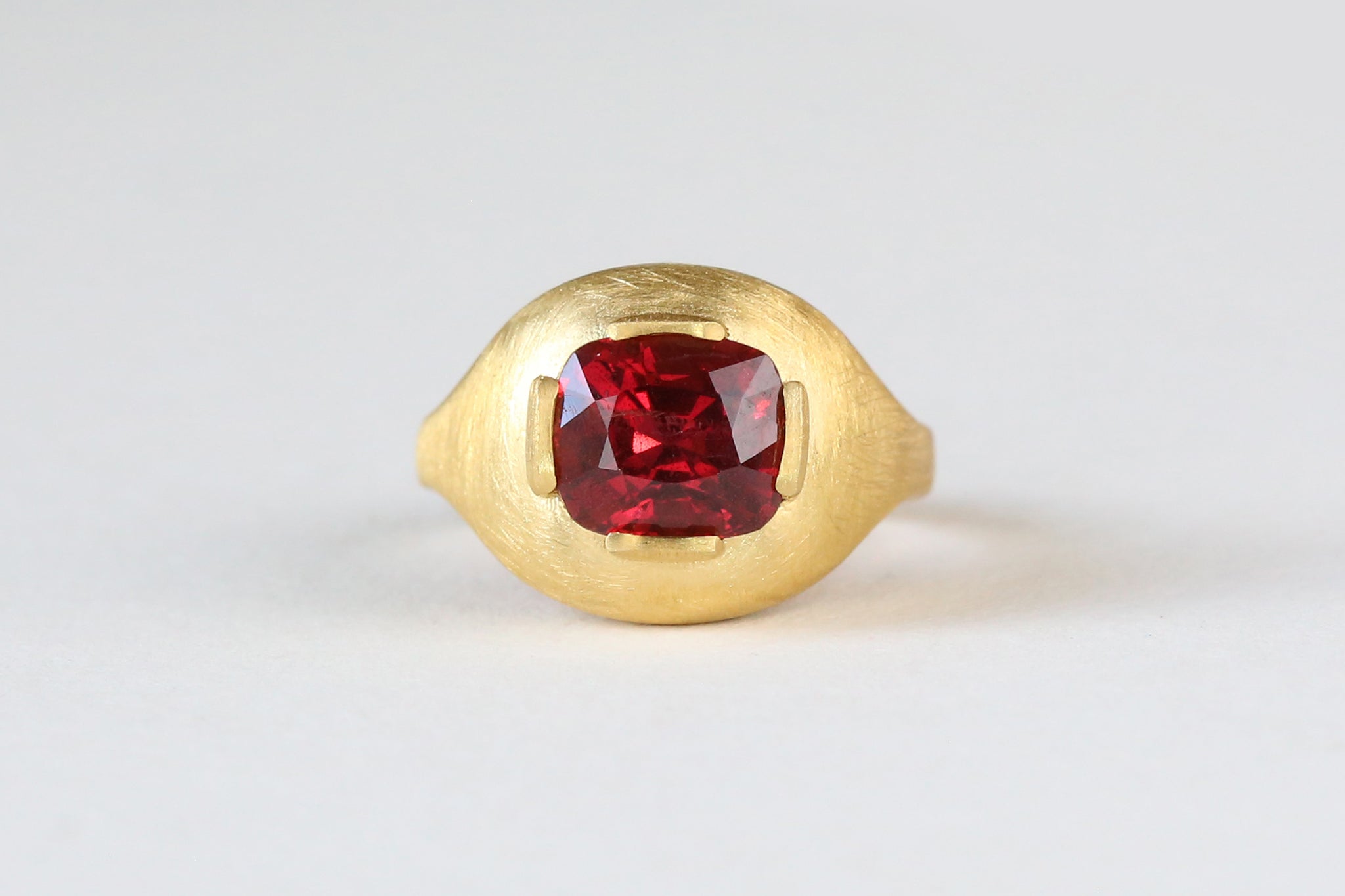 22k Gold Red Spinel Ring - S. Kind & Co
