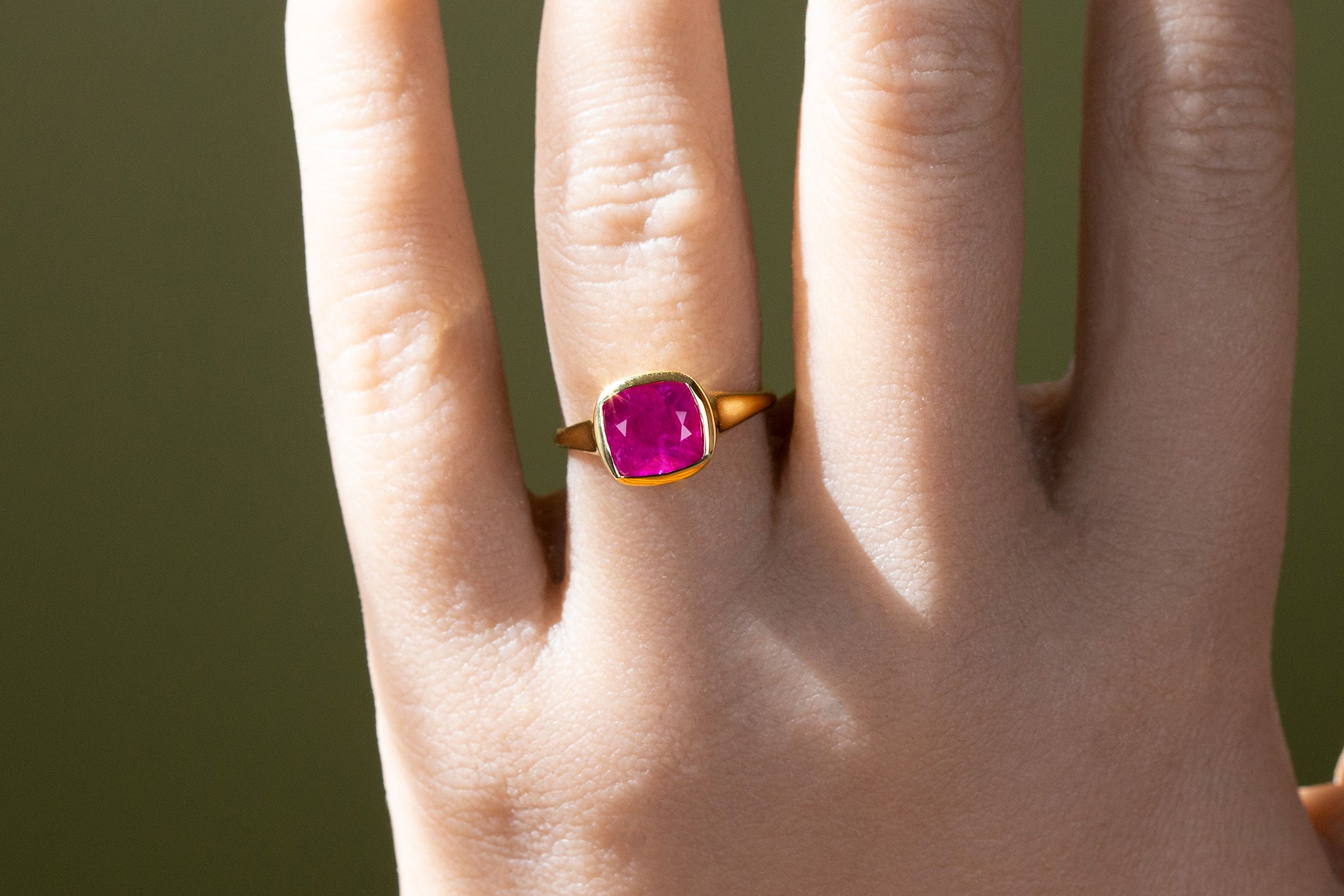 22k Gold Ruby Signet Ring – S. Kind & Co