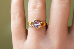 Untreated Pink Sapphire Ring - S. Kind & Co