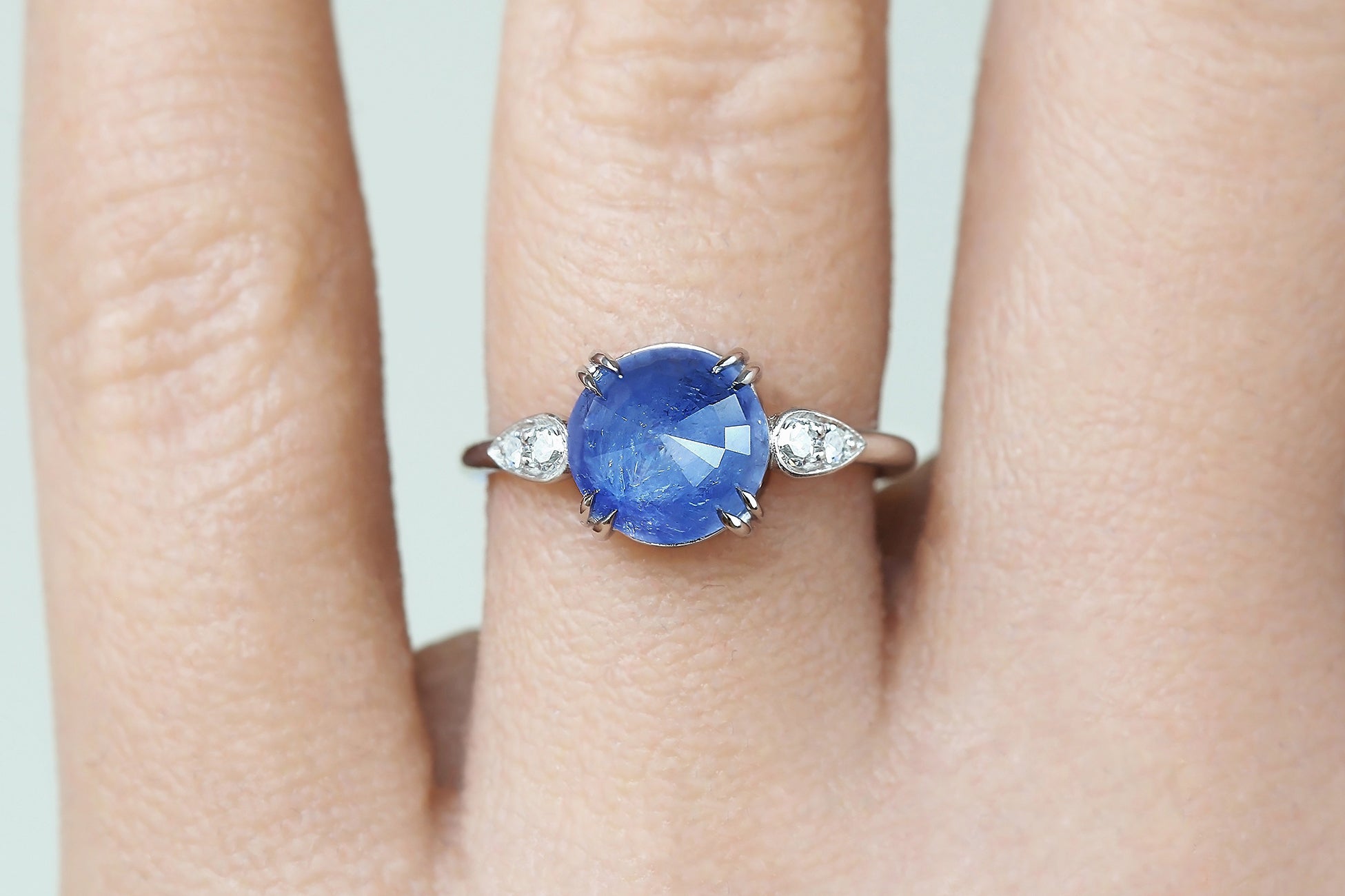 Ceylon Sapphire Lamassu Ring - S. Kind & Co