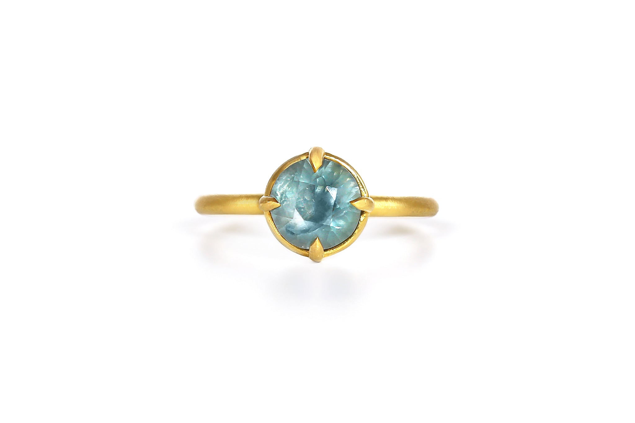 Montana Sapphire Ahinoam 22k Recycled Gold Ring - S. Kind & Co