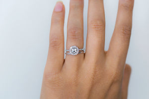 Canadian Rose Cut Diamond Heart Halo Ring - S. Kind & Co