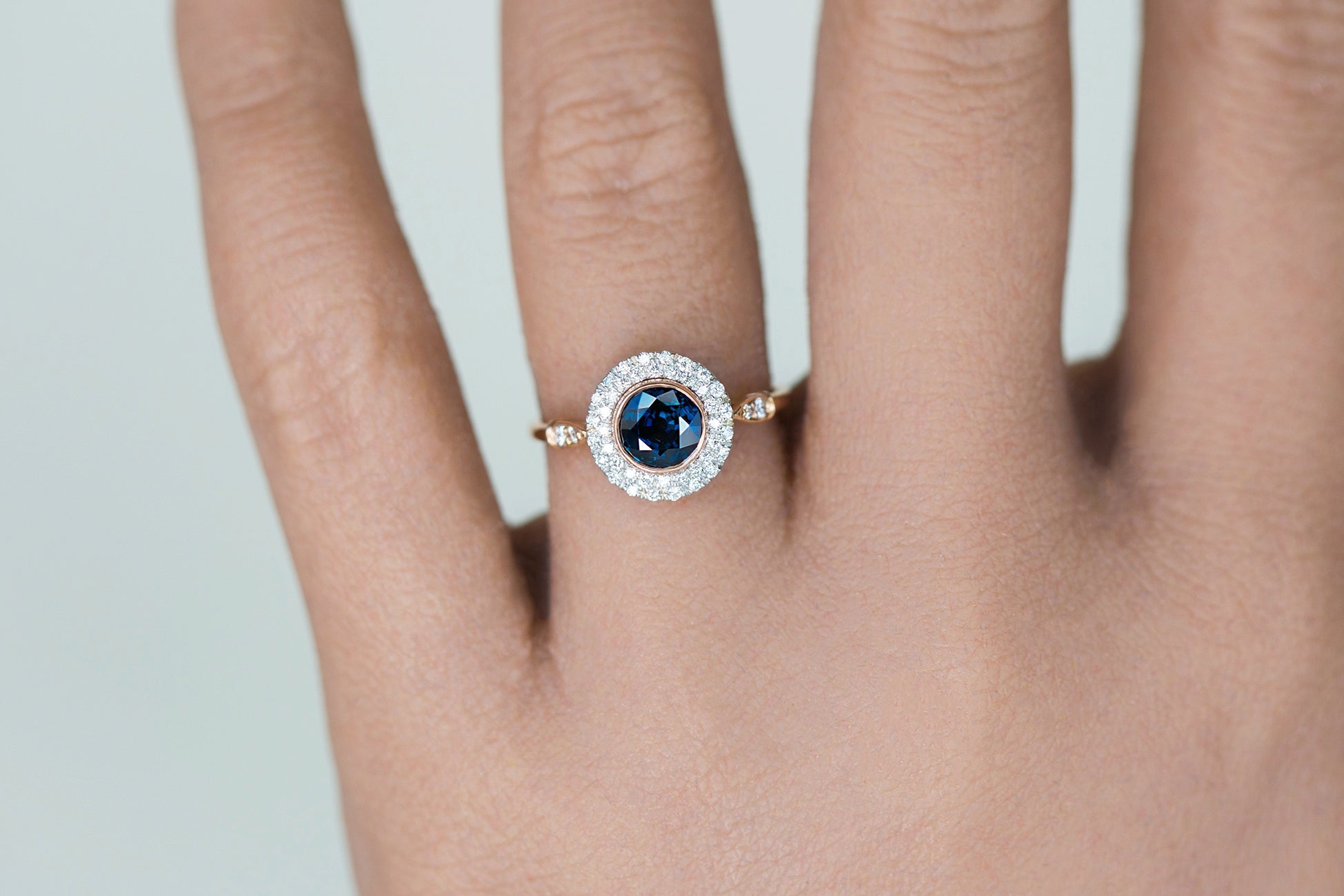Vintage Sapphire Halda Engagement Ring - S. Kind & Co